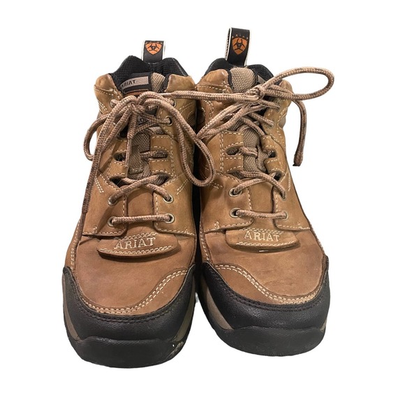 Ariat Shoes - ARIAT Womens Terrain Boots brown Hiking Leather Riding Work 7